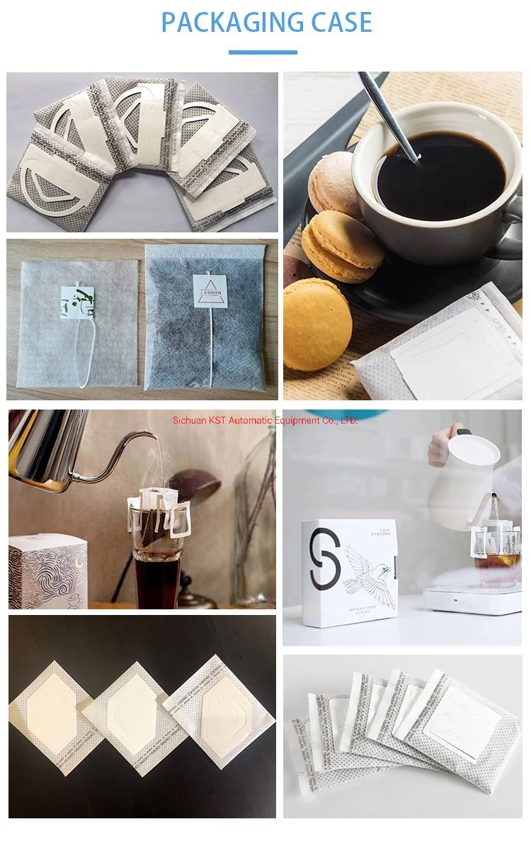 Kst-182 Factory Price Automatic Ultraonic Sealing Drip Filter Coffee Powder Bag Filling Packaging Food Tea Bag Vertical Packing Machine with Envelope