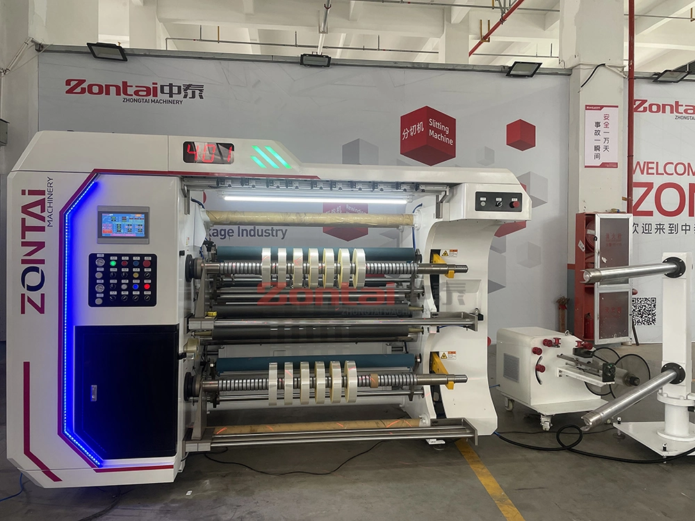 BOPP PVC Pet PE Laminated Film Aluminum Foil Printing Film Plastic Film Slitting Machine