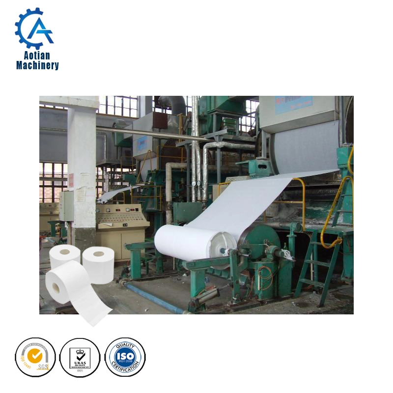 Waste Paper Board Pulp Toilet Tissue Paper Making Machinery