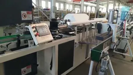 Macchina automatica per la produzione di carta igienica goffrata e perforata per la laminazione a colla di carta asciugatutto e la realizzazione di prodotti cartotecnici