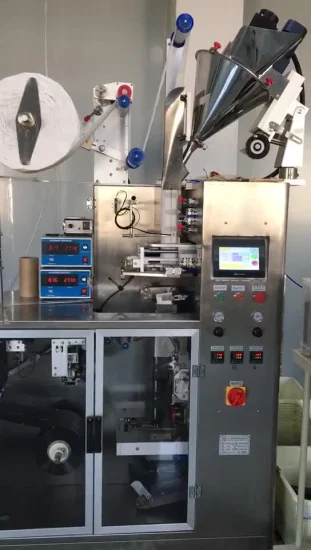 Kst-182 Prezzo di fabbrica Automatico Sigillatura ad ultrasuoni Filtro antigoccia Sacchetto di polvere di caffè Riempimento Imballaggio Bustina di tè alimentare Confezionatrice verticale con busta