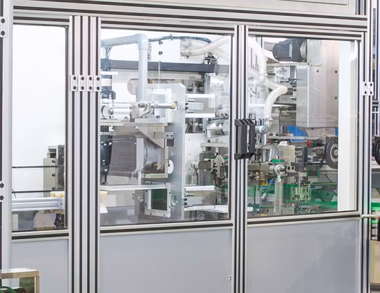 Macchina per salviette per neonati, confezionatrice automatica per tessuti